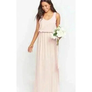 Show Me Your MuMu XXL Pink Evening Gown Floor Length NWOT